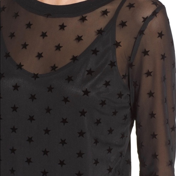 Elodie Tops - Top shop Elodie star mesh top